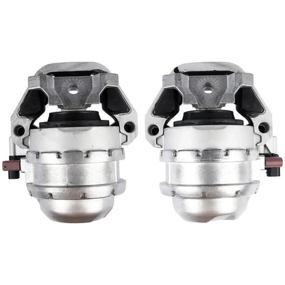 Srebrne metaliczne mocowanie silnika z czarnymi gumowymi elementami do audi rs6 rs7 4h0199255t 2013-2018