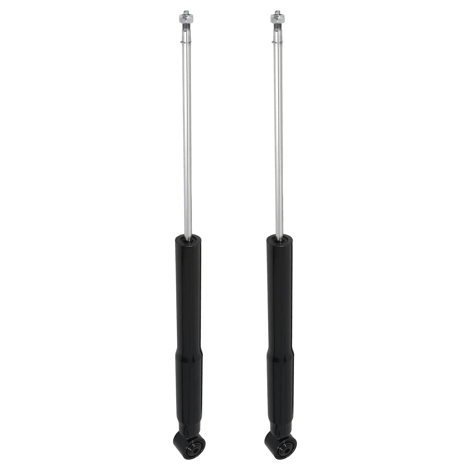 Czarno-srebrne tylne amortyzatory 1j0513025bf do seat cordoba polo golf z cylindrycznym designem