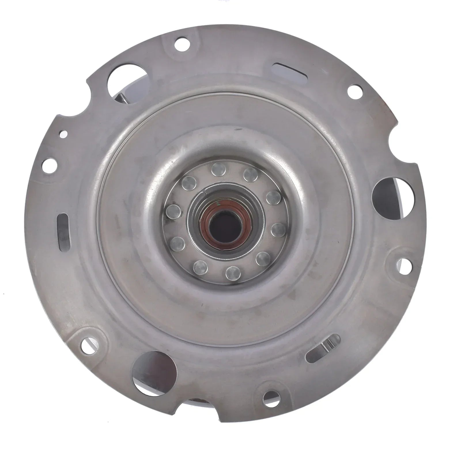Srebrny metaliczny dwumasowy koło zamachowe ap01 z łożyskiem centralnym i otworami montażowymi 0b1105266ae do audi a4 b8 a5