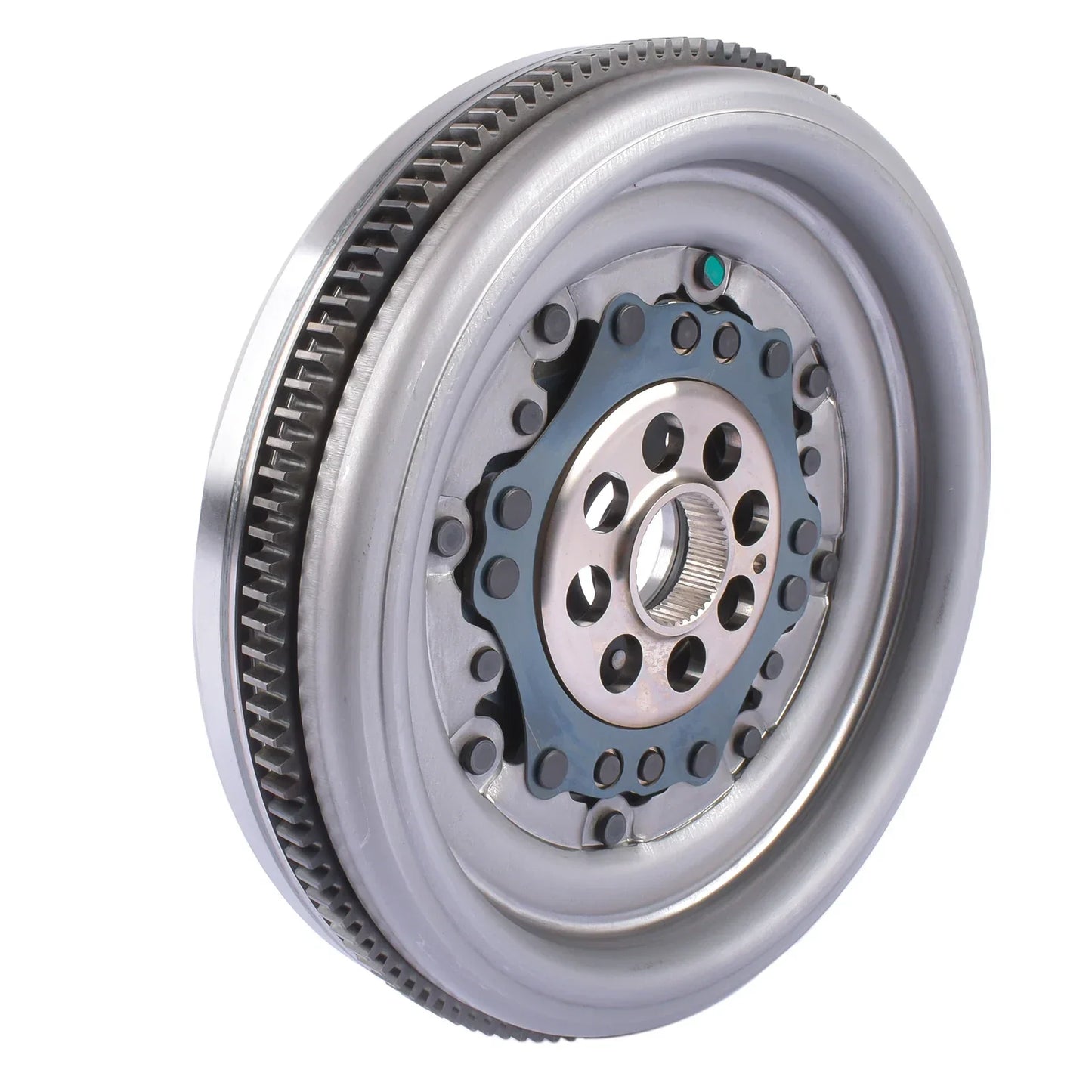 Srebrny metaliczny automatyczny podwójny masa koła zamachowego z zębatym obrzeżem do audi a3 quattro dohc volkswagen 06j105266ae 06j105266ah