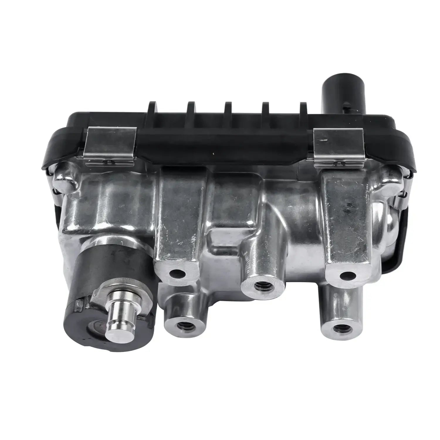 Elektroniczny aktuator turbiny ap03 do volvo s60 srebrny metaliczny kompresor klimatyzacji z czarnymi elementami plastikowymi