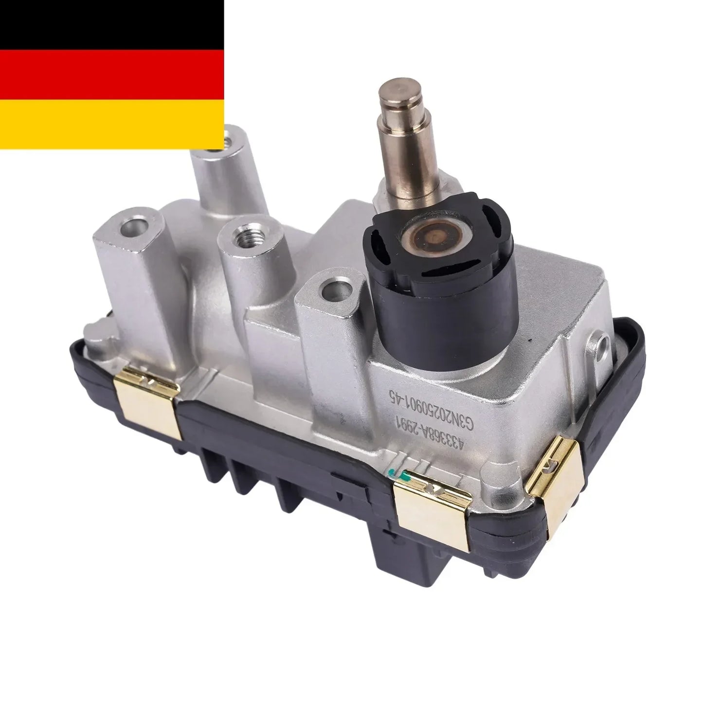 Srebrno czarny regulator ciśnienia paliwa z złotymi mocowaniami do diesel b47 c20 ap03 elektroniczny siłownik turbo