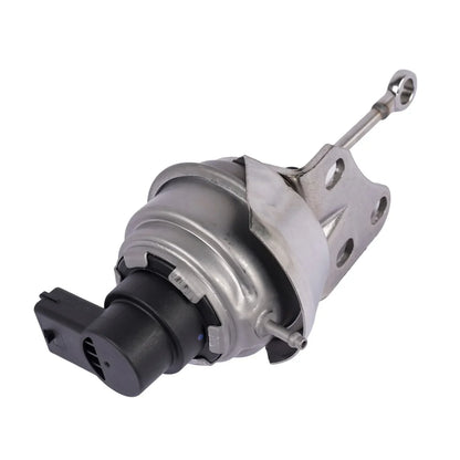 Silver metallic catalytic converter valve with black connector and bracket for iveco daily camion plate-forme châssis