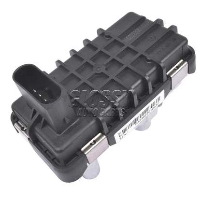 Czarny plastikowy zawór egr z metalowymi złączami i kodem kreskowym do bmw 5er e60 ap03 elektryczny siłownik turbo g125