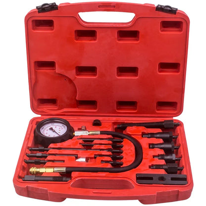 Tester kompresji silnika Diesla 0–1000 PSI z adapterami