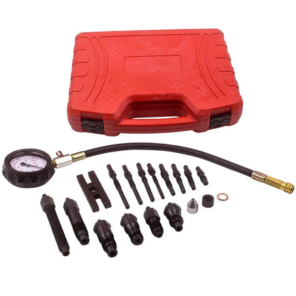 Tester kompresji silnika Diesla 0–1000 PSI z adapterami