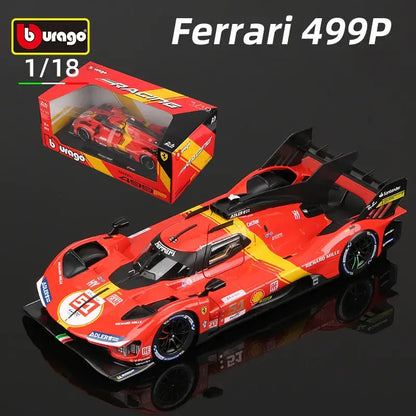 Ferrari 499P 1:18 – Kolekcjonerski Model Wyścigowy Die-Cast
