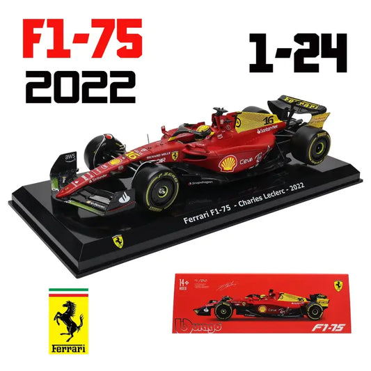 Ferrari F1-75 1:24 – Metalowa Replika Wyścigowa 2022