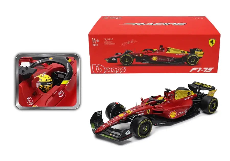 Ferrari F1-75 1:24 – Metalowa Replika Wyścigowa 2022