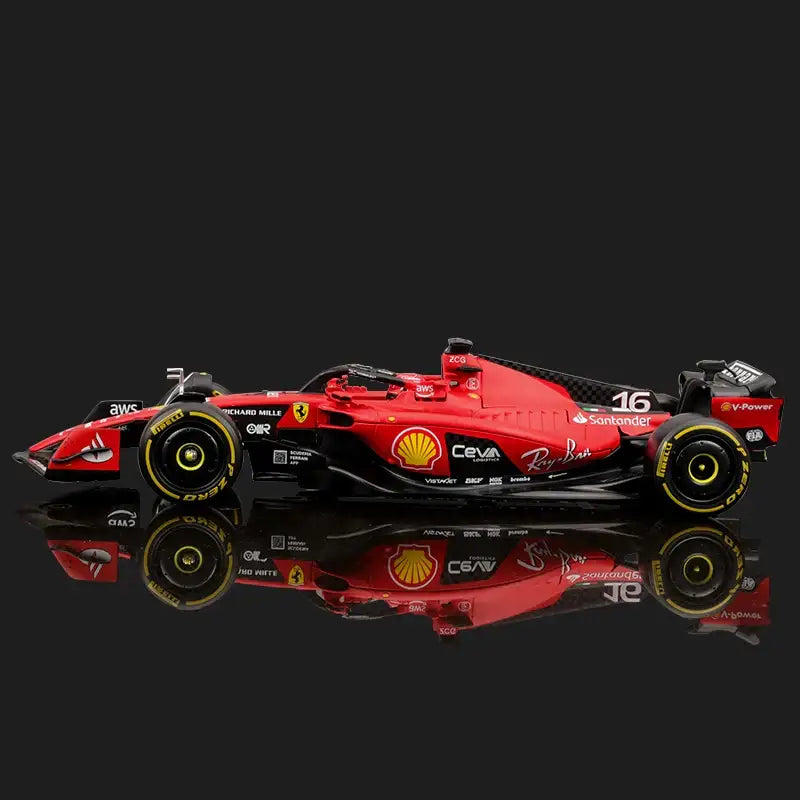 1:24 Ferrari SF23 2023 F1 Metalowy Model Wyścigowy Charles Leclerc Carlos Sainz