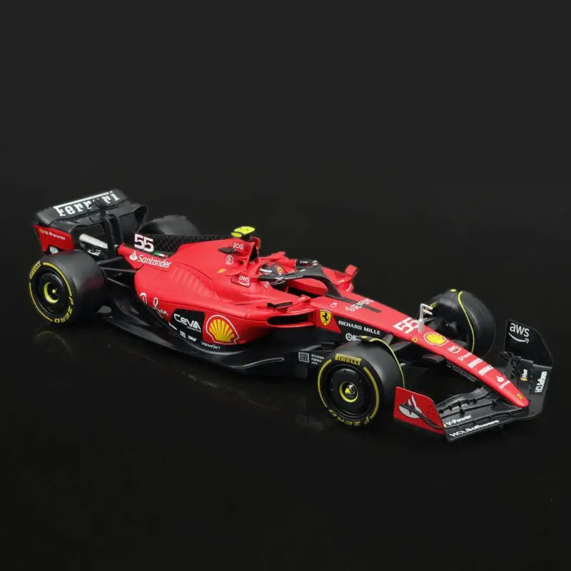 1:24 Ferrari SF23 2023 F1 Metalowy Model Wyścigowy Charles Leclerc Carlos Sainz