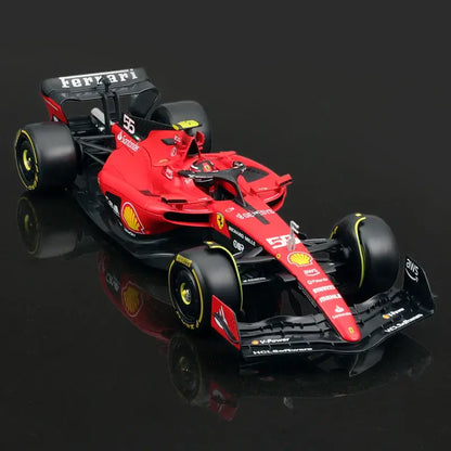 1:24 Ferrari SF23 2023 F1 Metalowy Model Wyścigowy Charles Leclerc Carlos Sainz