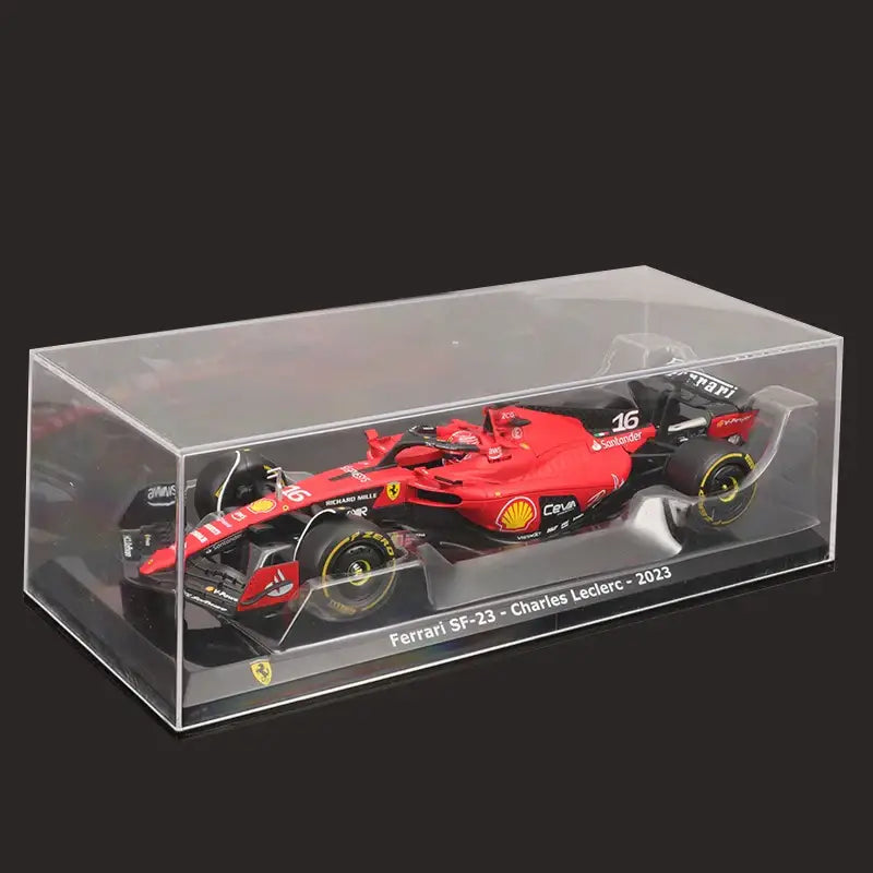 1:24 Ferrari SF23 2023 F1 Metalowy Model Wyścigowy Charles Leclerc Carlos Sainz