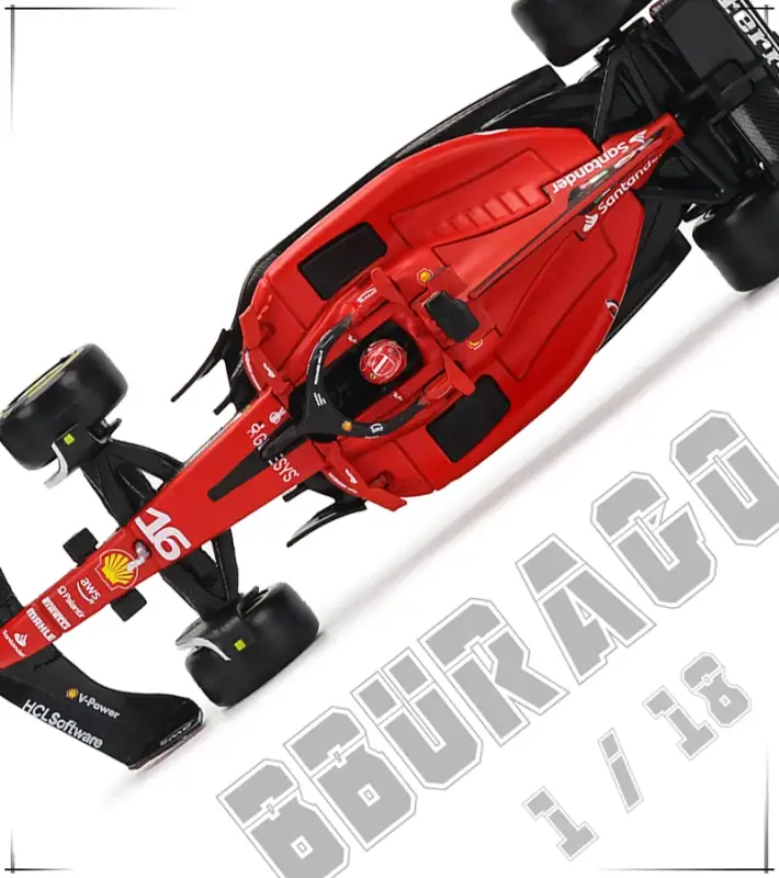 Model Wyścigowy Ferrari SF23 F1 2023 1:18 Metalowa Replika