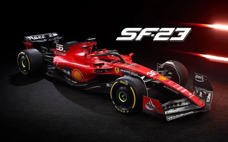 Model Wyścigowy Ferrari SF23 F1 2023 1:18 Metalowa Replika