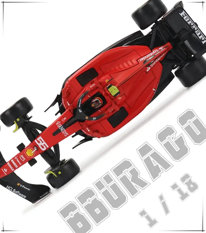 Model Wyścigowy Ferrari SF23 F1 2023 1:18 Metalowa Replika
