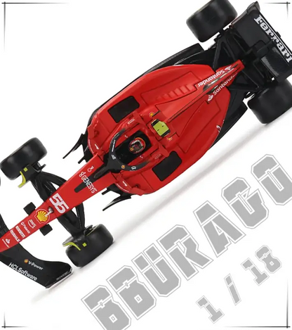 Model Wyścigowy Ferrari SF23 F1 2023 1:18 Metalowa Replika