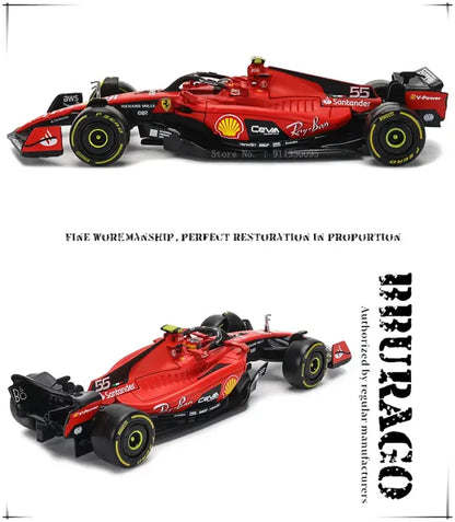Model Wyścigowy Ferrari SF23 F1 2023 1:18 Metalowa Replika