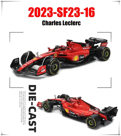 Model Wyścigowy Ferrari SF23 F1 2023 1:18 Metalowa Replika
