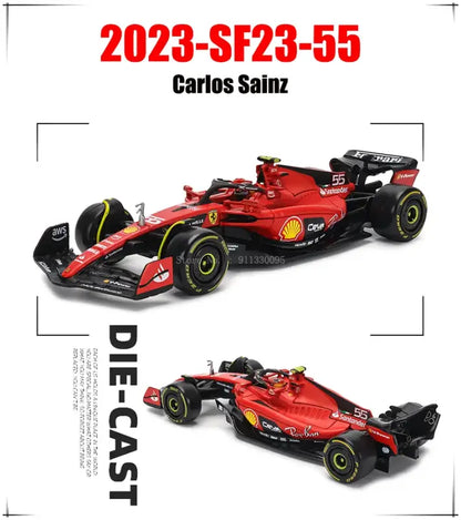 Model Wyścigowy Ferrari SF23 F1 2023 1:18 Metalowa Replika