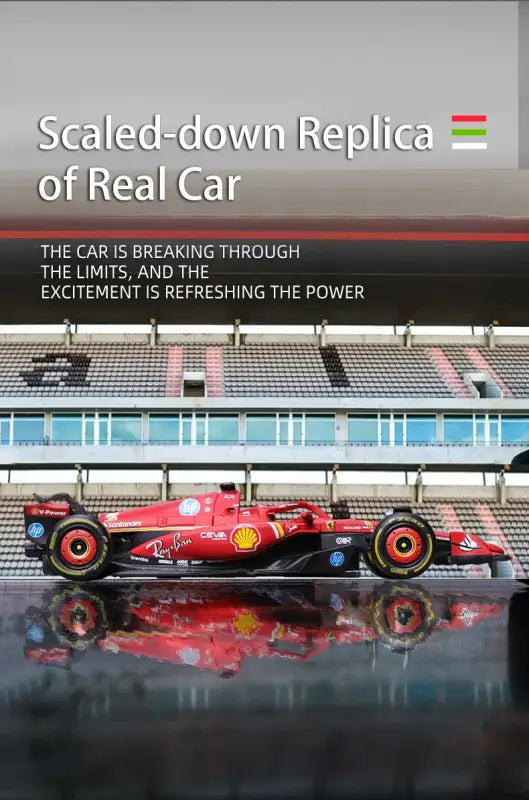 1:43 Ferrari SF24 SF23 F1 Metalowy Model Samochodu Wyścigowego Kolekcjonerski Leclerc Sainz Jr
