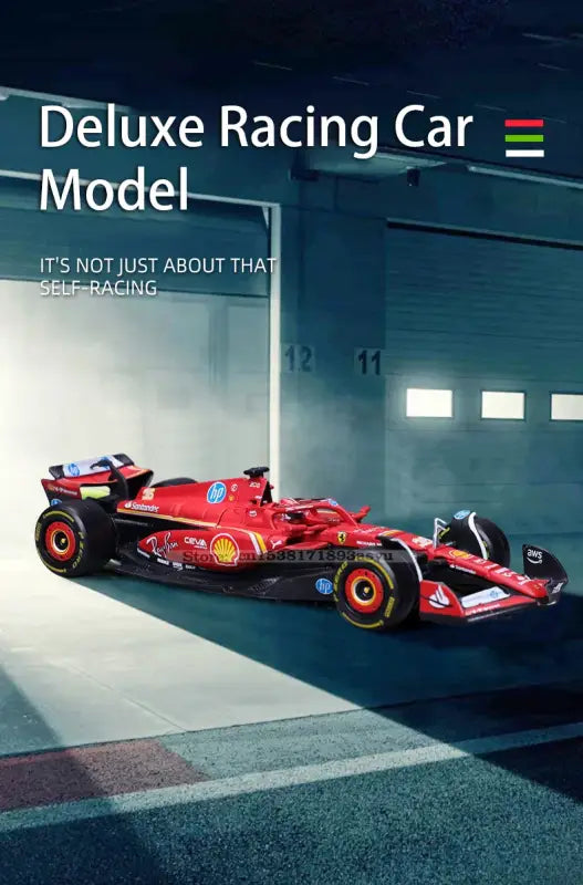 1:43 Ferrari SF24 SF23 F1 Metalowy Model Samochodu Wyścigowego Kolekcjonerski Leclerc Sainz Jr