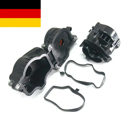 Czarna plastikowa misa oleju pokrywy silnika zintegrowana z uszczelką i mocowaniem do e90 e91 serii bmw