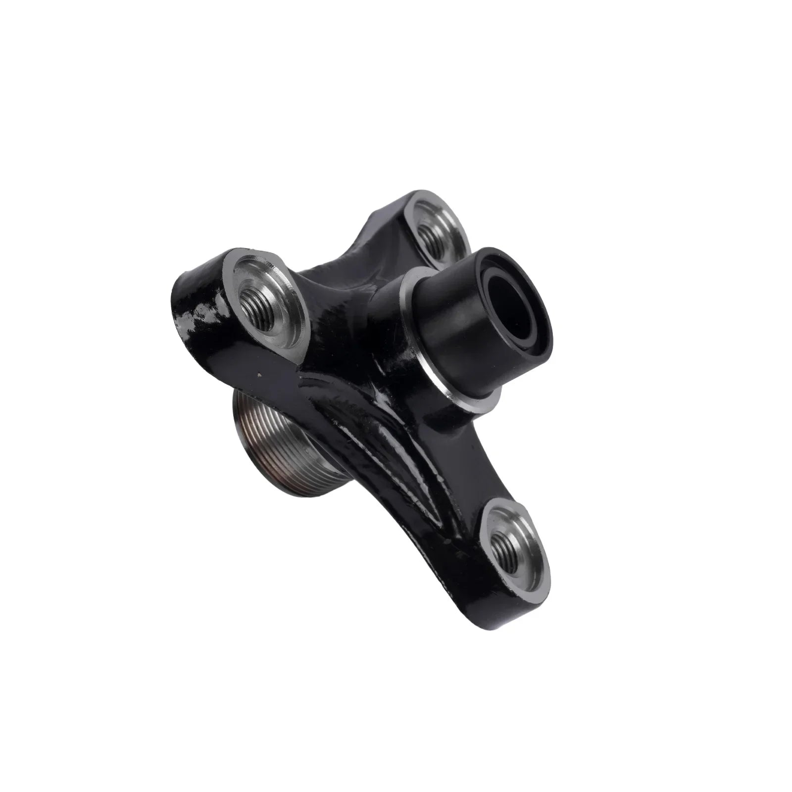 Czarna metalowa flansza wału napędowego różnicowego 81 mm z czterema gwintowanymi otworami do bmw f10 f15