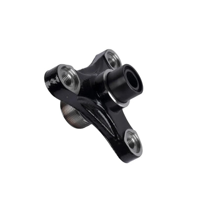 Czarna metalowa flansza wału napędowego różnicowego 81 mm z czterema gwintowanymi otworami do bmw f10 f15