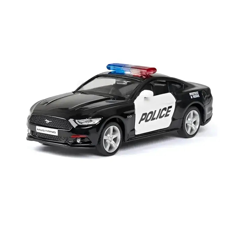 Ford Lamborghini Challenger 1/36 – Model Policyjny z Mechanizmem Cofania Zabawka dla Chłopca - Mustang