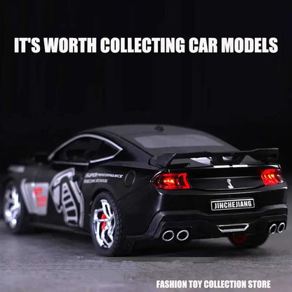 Mustang GT500 1:32 Metalowy Model Fast & Furious Z Dźwiękiem i Światłem - Czarny bez pudełka