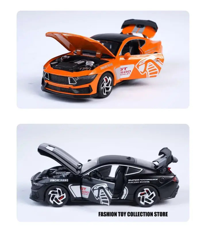 Mustang GT500 1:32 Metalowy Model Fast & Furious Z Dźwiękiem i Światłem - Czarny bez pudełka