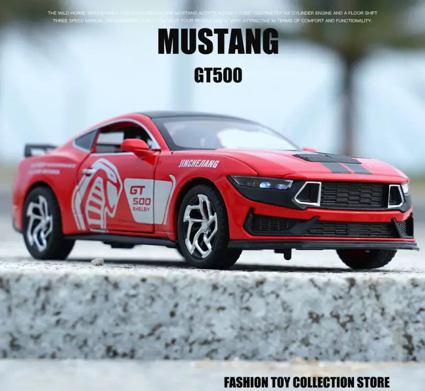 Mustang GT500 1:32 Metalowy Model Fast & Furious Z Dźwiękiem i Światłem - Czarny bez pudełka