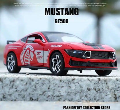 Mustang GT500 1:32 Metalowy Model Fast & Furious Z Dźwiękiem i Światłem - Czarny bez pudełka