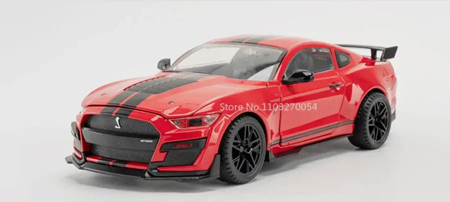Mustang Shelby GT500 1:18 – Metalowa Replika z Otwieranymi Drzwiami - Czerwony