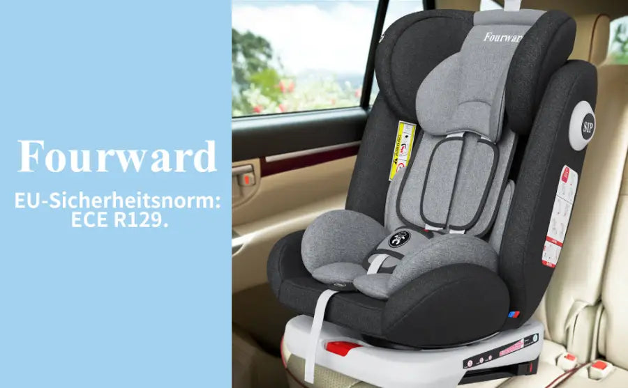 Fotelik Samochodowy Dziecięcy 360° ISOFIX 9-36KG Grupa 0-3