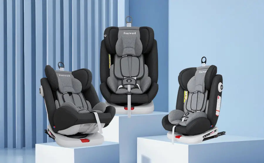 Fotelik Samochodowy Dziecięcy 360° ISOFIX 9-36KG Grupa 0-3