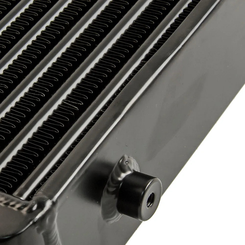 Przedni intercooler Tube & Fin 600×300×76 mm, króćce 3 cale