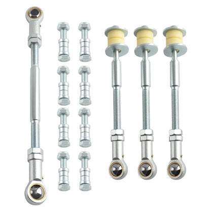 Devant &RKit de biellettes de barre stabilisatrice arrière rallongées pour Nissan Patrol GU Y61 (rehausse de 2 à 8 pouces)