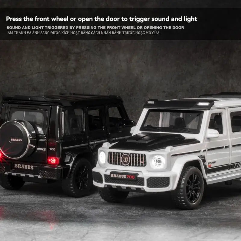 G700 1:32 – Metalowy Model Samochodu Terenowego z Dźwiękiem i Światłem Zabawka dla Dzieci