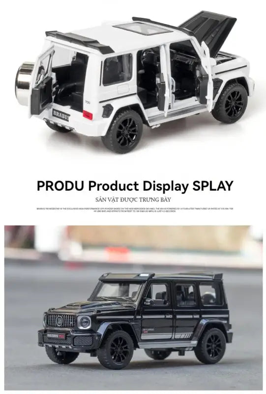 G700 1:32 – Metalowy Model Samochodu Terenowego z Dźwiękiem i Światłem Zabawka dla Dzieci