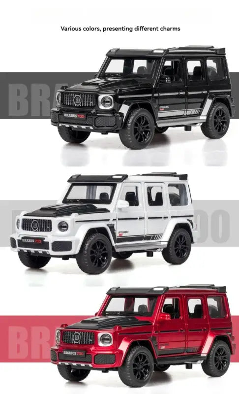 G700 1:32 – Metalowy Model Samochodu Terenowego z Dźwiękiem i Światłem Zabawka dla Dzieci