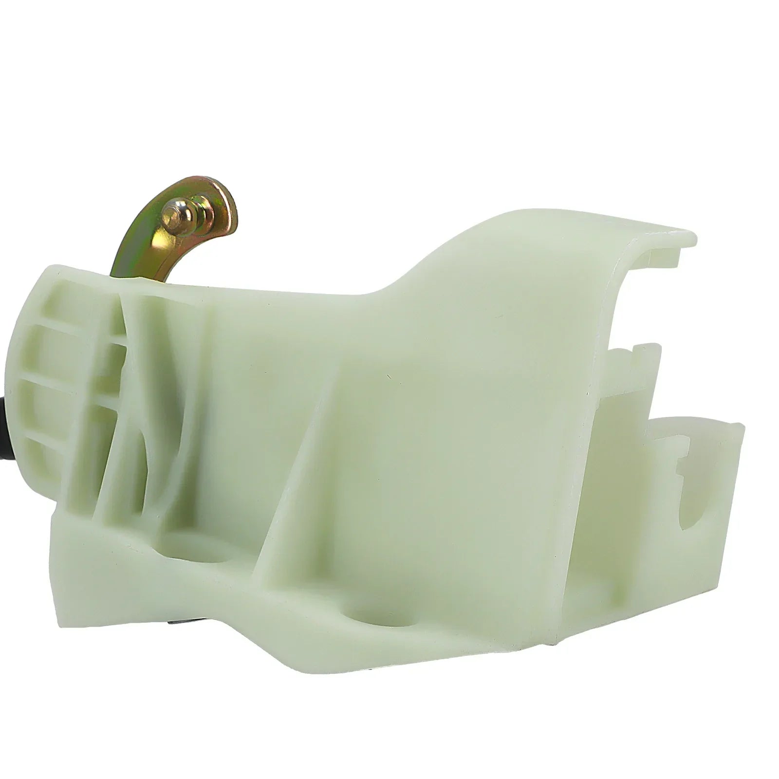 Off-white plastikowy mechanizm zamka drzwi samochodowych z złocistym ramieniem do iveco daily mk4 2006 2012