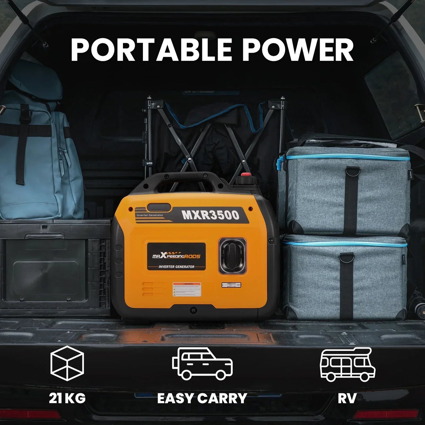Generator inwerterowy benzynowy Maxpeedingrods 3300 W 230 V