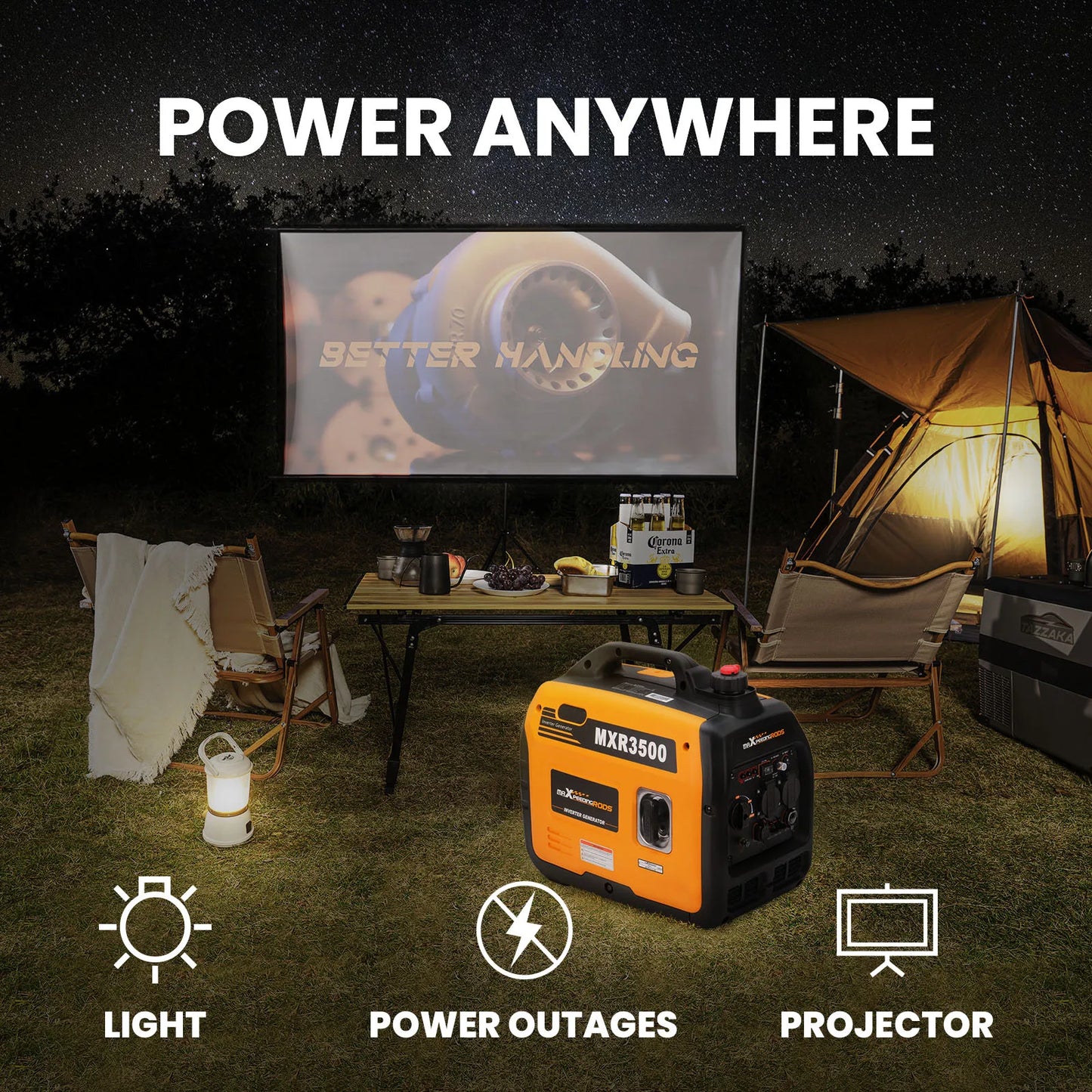 Generator inwerterowy benzynowy Maxpeedingrods 3300 W 230 V