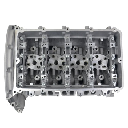 Srebrna aluminiowa głowica cylindra ford transit 2,4 tdci 2004 2006 z czterema komorami zaworowymi do platform chassis