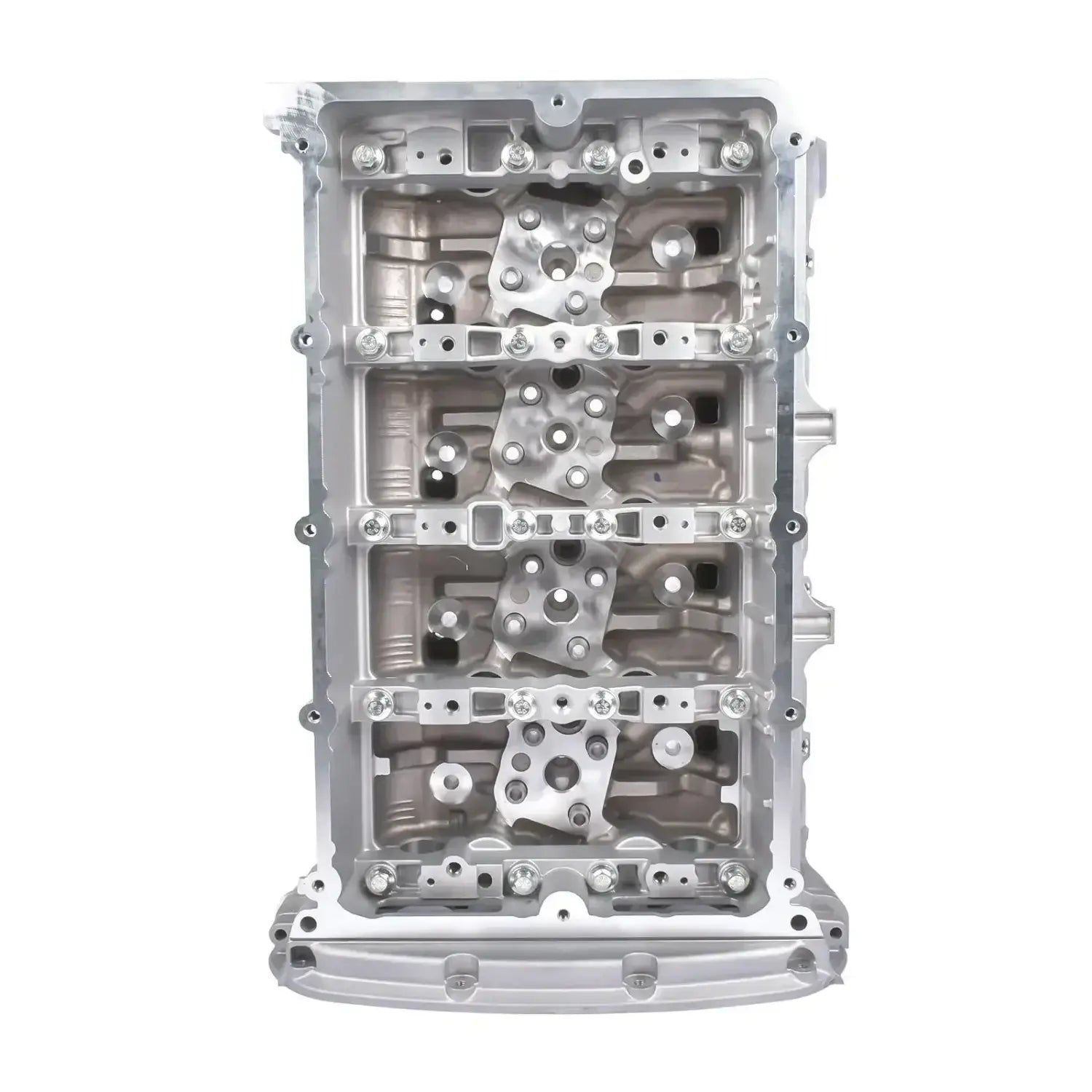 Srebrna metaliczna głowica cylindra ap03 z czterema komorami zaworowymi do ford transit peugeot boxer pritsche fahrgestell