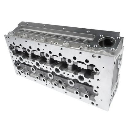 Ap01 cylinder head for iveco daily and fiat ducato silver metallic engine cylinder head with machined surfaces and bolt holes