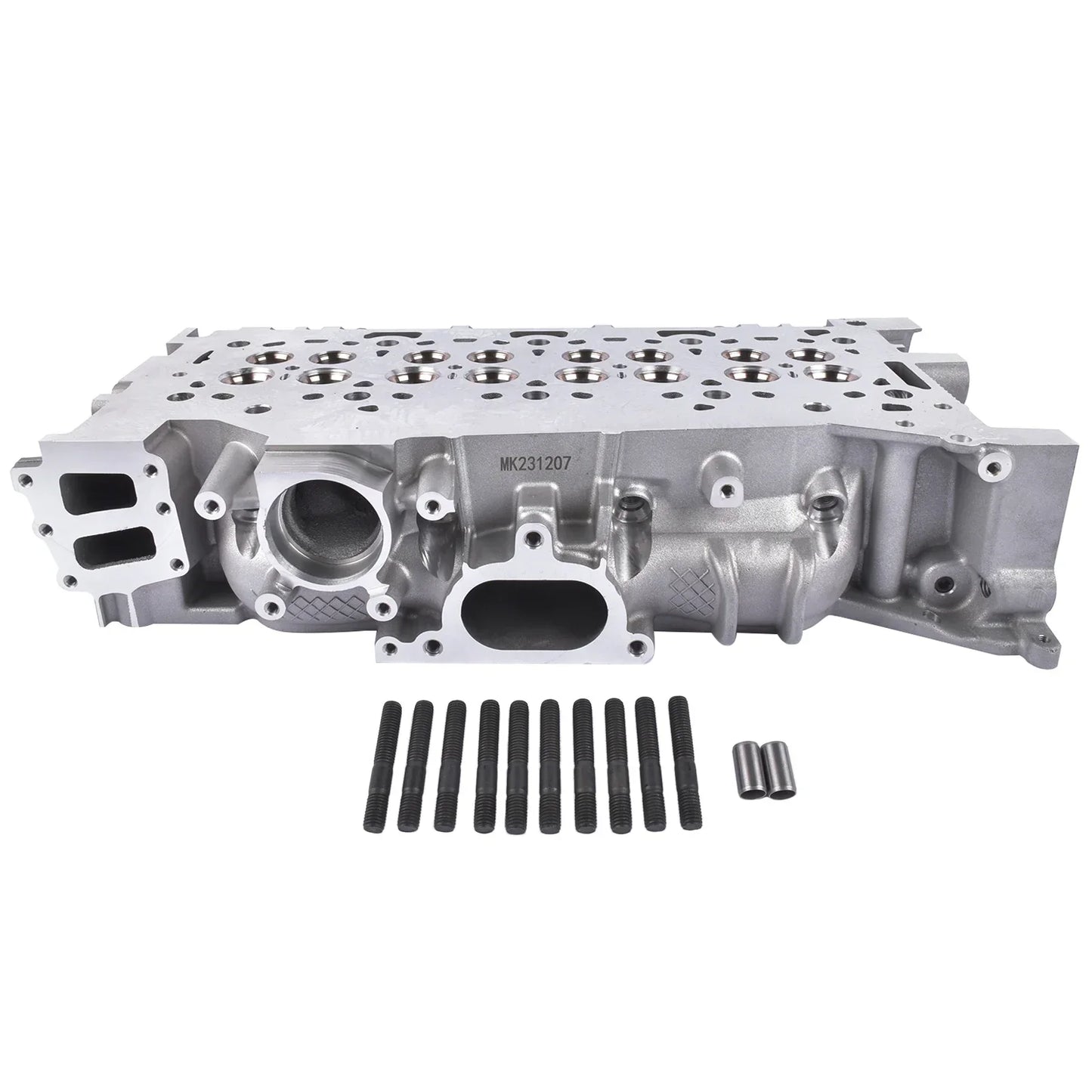 Srebrna metaliczna głowica cylindra ap03 do ford tourneo transit custom v362 v363 2.0 ecoblue do ford transit