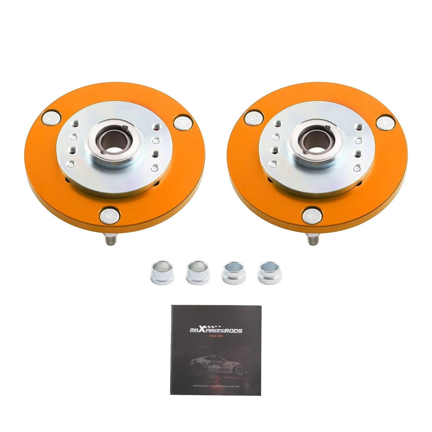 Przednie płyty camber BMW E46 1998–2005, zestaw 2 szt.